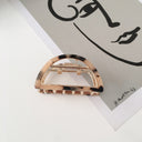 Chic Geometric Acetate Hair Claw Clamps Metal Hair Crab Women Girls Hair Clip Leopard Hairpin Hair Crab Hair Accessories - V.I.P Digital Presence