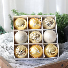 Christmas Ball Set Gift Box Christmas Painting Gift Pack Ball Christmas Tree Decoration Pendant - V.I.P Digital Presence