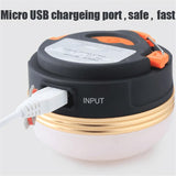 Mini luces portátiles para acampar, 3 W, LED, impermeables, para tiendas de campaña, lámpara colgante de noche, recargable por USB