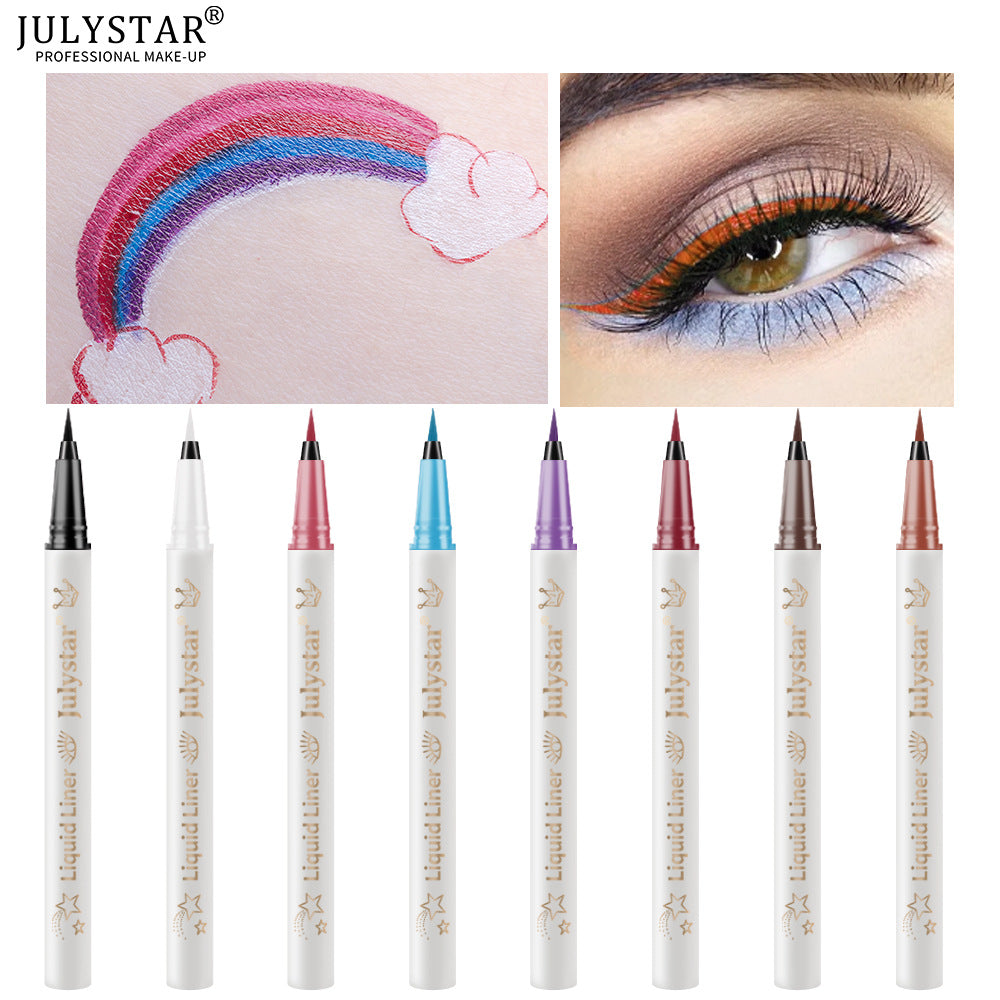 Soft Tip Color Eyeliner Waterproof Durable Liquid Eyeliner White Eyeliner Pencil Very Fine Liquid Eyeliner Pen - V.I.P Digital Presence