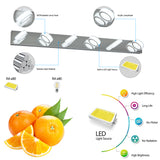 LED Modern Chrome 6-Light Vanity Lights Fixtures Over Mirror Bath Wall Lighting - V.I.P Digital Presence