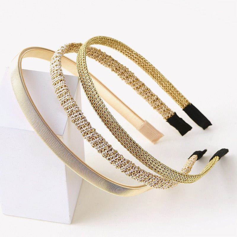 Minimalist metal spring hair clip fine hairpin head clip - V.I.P Digital Presence