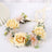 Simulated Rose Blossoms Adjustable Headwear Wreath Bridal Forest Flower Wedding Photography Scale Pretend - V.I.P Digital Presence