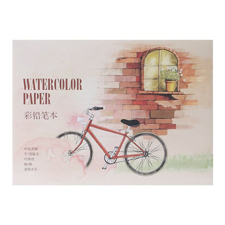 New 12 Sheet A5/A6 Watercolor Sketchbook Paper for Drawing Painting Color Pencil Book School Art Supplies High Quality - V.I.P Digital Presence