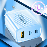 Puerto estándar de carga rápida dual PD+USB TYPEC de 40 W