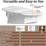 Rechargeable Toilet Light - Toilet Night Light with Motion Sensor for Toilet Stairs Hallway Cabinet - V.I.P Digital Presence