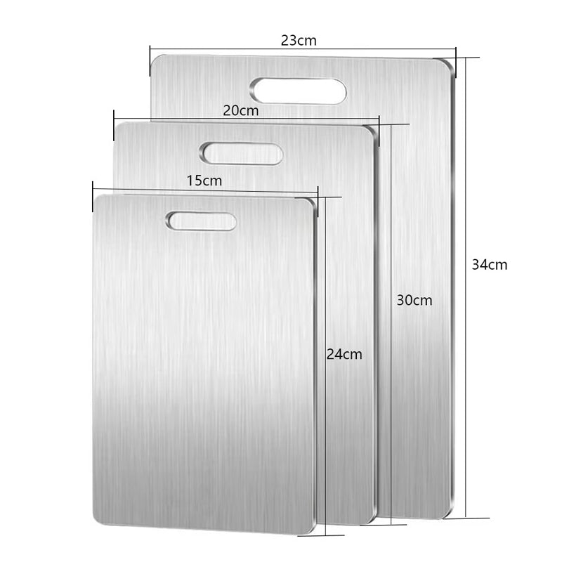 Medical - grade Pure Titanium Double - Sided Kitchen Cutting Board. Easy to clean. - V.I.P Digital Presence