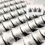 Non adhesive pure wild demon false eyelashes manga natural segmented novice simulation beginner self-adhesive eyelashes - V.I.P Digital Presence