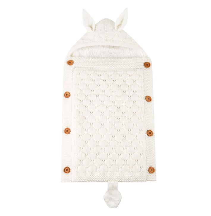 Baby Sleep Bag Newborn Sleepsack Warm Knitted Stroller Sleep Sack Toddler Knit Swaddling Blanket  for 1-12Months - V.I.P Digital Presence