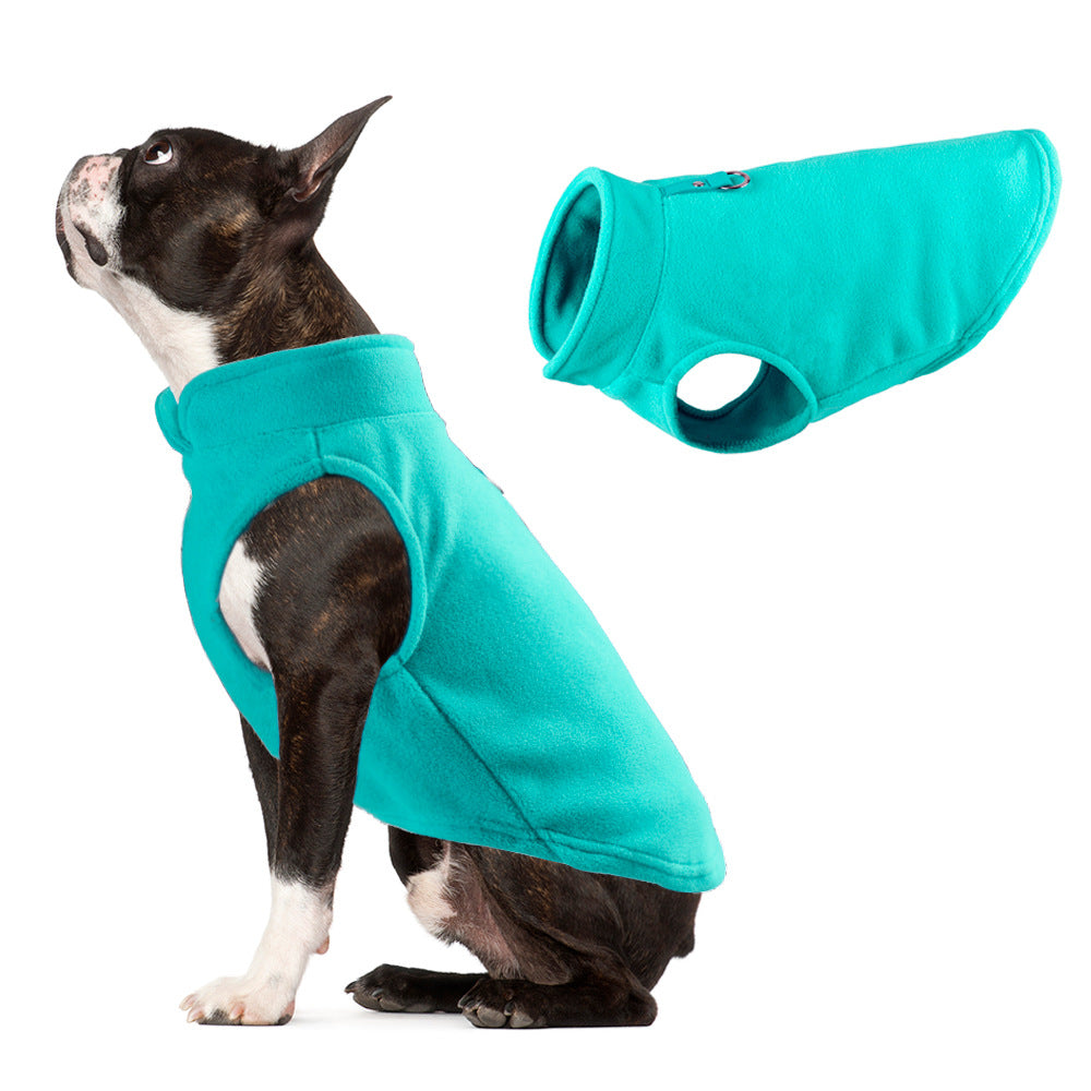 Dog clothing thickened solid color fleece pet dog supplies - V.I.P Digital Presence
