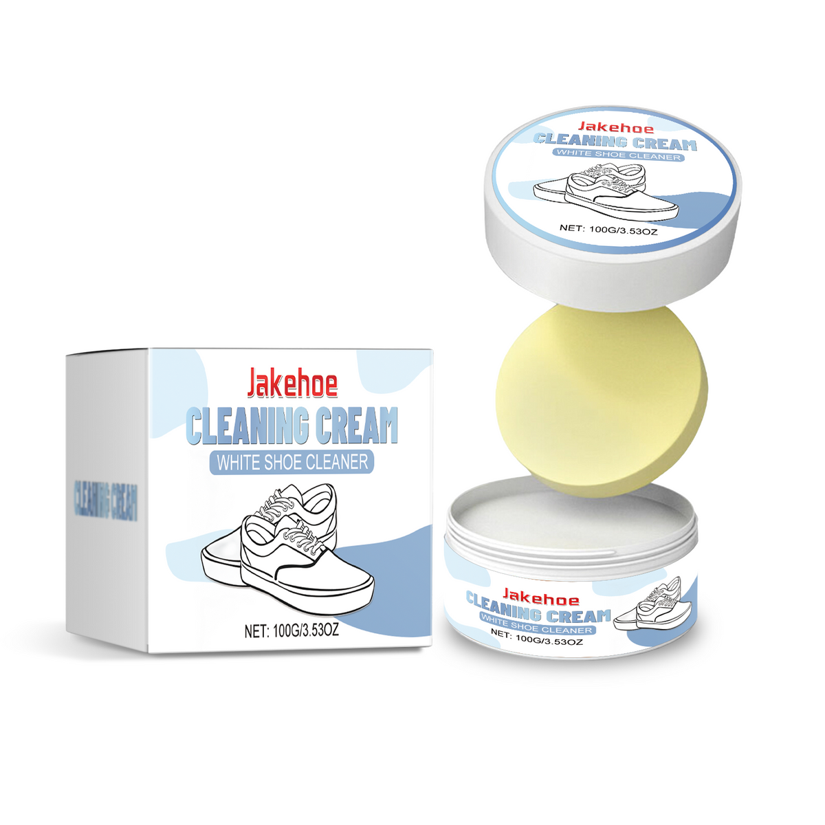 Shoe Decontamination Cleaning Cream Gentle Cleaning Effective Stain Removal Multi-Functional Shoe Cleaning Cream - V.I.P Digital Presence