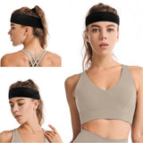 Diadema deportiva sencilla para correr, deportes, antisudor, yoga, unisex, de un solo color