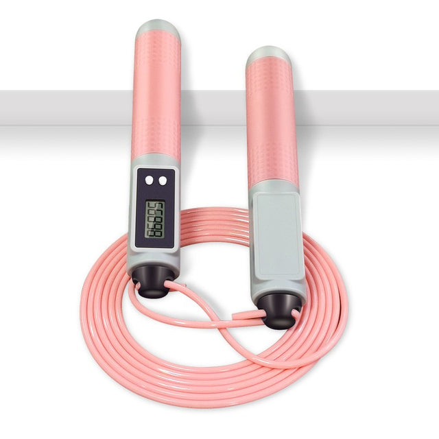 Cordless counting jump rope fitness burning fat sports professional fat reduction girls special indoor weight counting jump rope - V.I.P Digital Presence