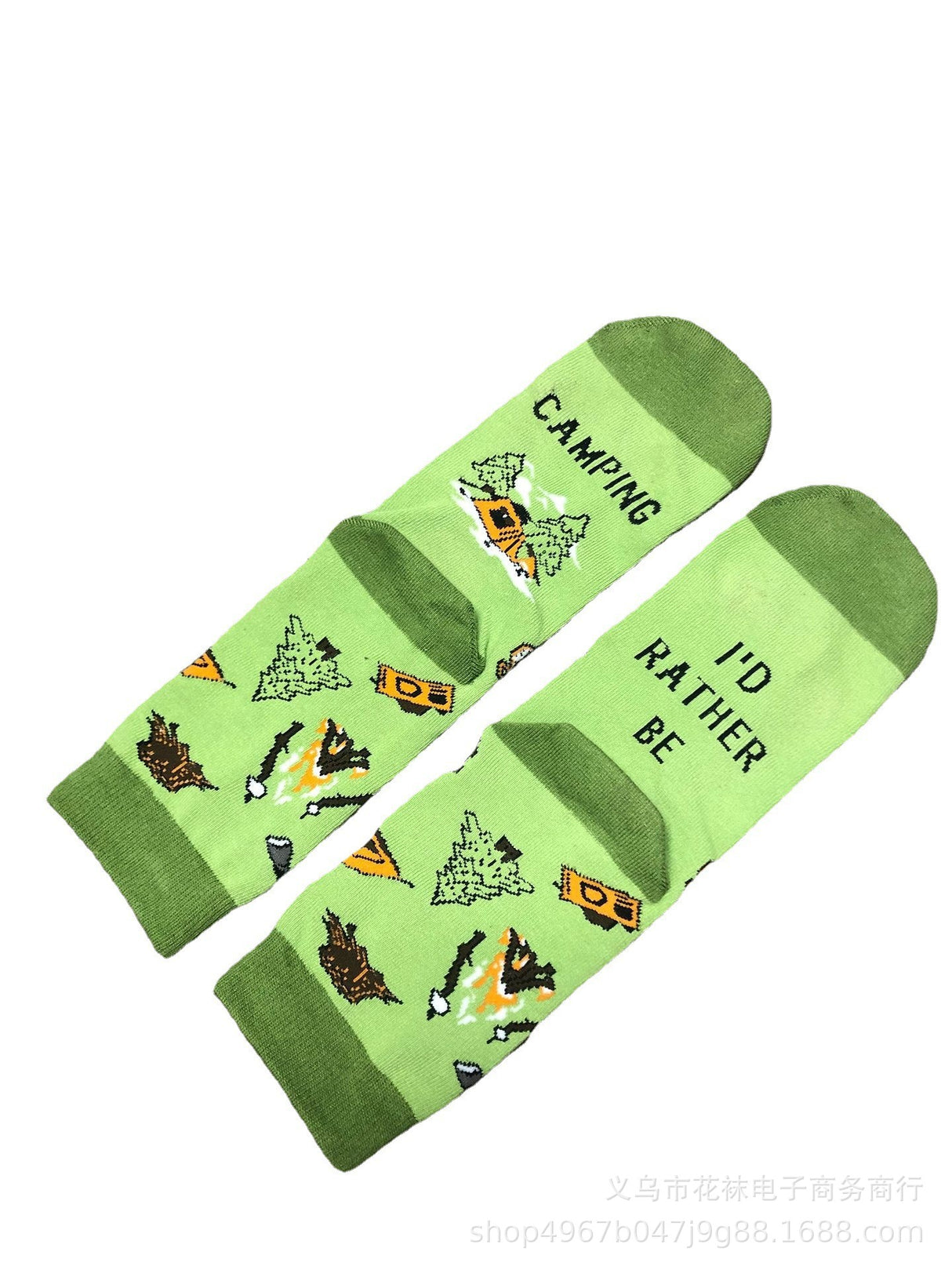 English Letters Socks Outdoor Camping Fishing Mountain Climbing Ski Sports Tube Socks - V.I.P Digital Presence