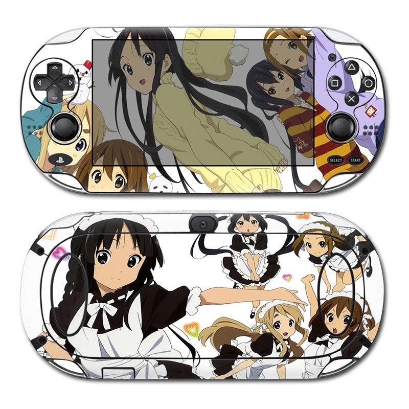 Pegatina PSV1000 de anime para PS Vita1000, pegatina de máquina a color de dibujos animados, película protectora mate para el cuerpo