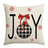 Grid Christmas linen pillowcase, Christmas tree snowflake home decoration pillowcase, sofa cushion pillowcase - V.I.P Digital Presence