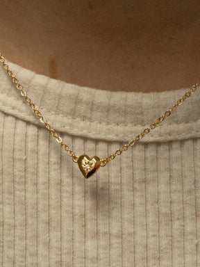Zircon Heart Pendant Necklace - V.I.P Digital Presence