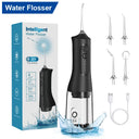 USB charging portable water flosser with four modes, 300ML water tank waterproof oral cleaner - V.I.P Digital Presence