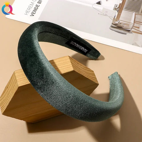 New Bright Velvet Wide Edge Sponge Head Hoop - V.I.P Digital Presence
