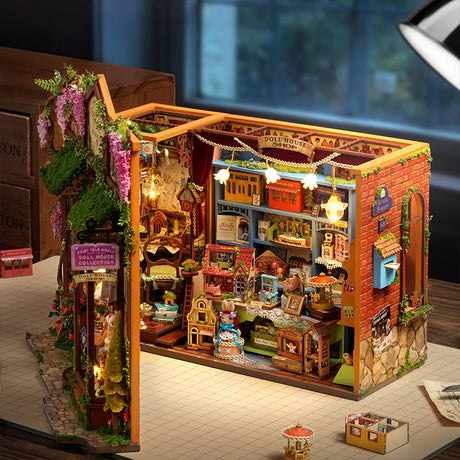 DIY wooden fairy-tale Wonderhous: mini bookends, assembleable houses, gifts, home decor - V.I.P Digital Presence