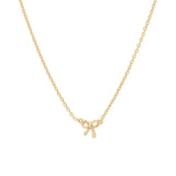 18K Gold-Plated Bow Necklace - V.I.P Digital Presence