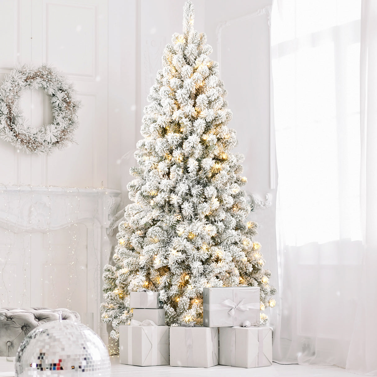 5FT PVC Memory Wire Christmas tree (With Light) - V.I.P Digital Presence