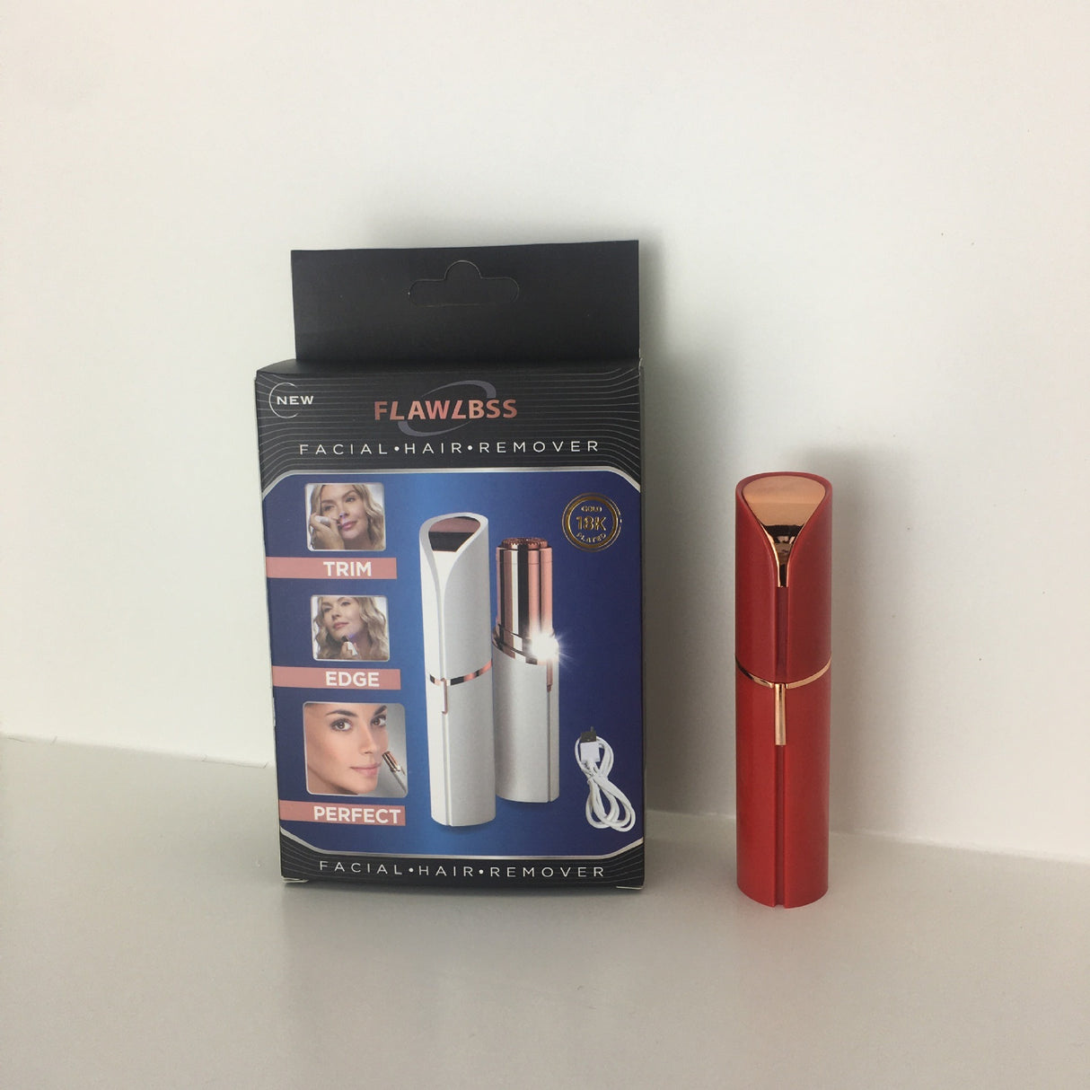 Recortador de cejas con lápiz labial, afeitadora para mujeres, depiladora, recortador de cejas eléctrico, recortador de cejas con carga, raspador de cabello