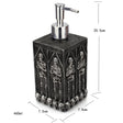 Creative home square bathroom hand sanitizer bottle decoration with a multi sided skull liquid bottle in the underground cave - V.I.P Digital Presence