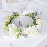 Simulated flower headdress tourist vacation princess flower fairy performance dance hair accessory female - V.I.P Digital Presence