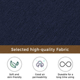 65" Mid-Century Modern Linen Fabric Corner Lounge Chair, Upholstered Indoor Chaise Lounge Solid Wood Sofa Bed for Bedroom - V.I.P Digital Presence