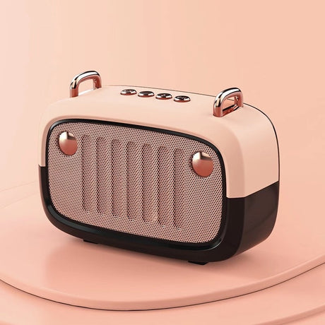 Cool Vintage Portable Bluetooth V5.0 Speaker Long Worktime Outdoor Loudspeaker Support TF Card/U Disk/FM Wireless Subwoofer - V.I.P Digital Presence