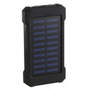 For Smartphone with LED Light Solar Power Bank Waterproof 20000mAh Charger 2 USB Ports External Charger Powerbank - V.I.P Digital Presence