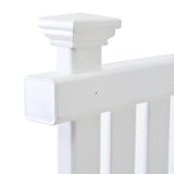 Privacy Screen Panels Kit Air Conditioner Trash Can Enclosure Vinyl white color - V.I.P Digital Presence