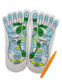 Five Finger Socks Health Care Socks Creative Acupoint Map Foot Massage Socks Cotton Socks - V.I.P Digital Presence