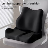 Memory foam car seat cushion. Ergonomic support. Relieves back/coccyx pain. Universal fit. - V.I.P Digital Presence