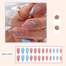 Nail Art Almond Nails Finished Wearable Nails Mid-Length Nail Art Patch Ins Style Hot Girl - V.I.P Digital Presence