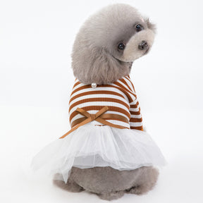 Pet Clothes Dog Clothes Spring And Summer New Dresses Pet Clothes Skirt Temperament Pit Yarn Skirt - V.I.P Digital Presence