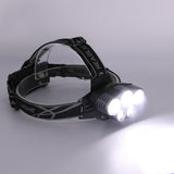 LED Headlamp 5 CREE XM-L T6 15000 lumens LED USB  Camping Hike Emergency Light - V.I.P Digital Presence