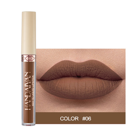 HANDAIYAN Popular Matte Matte Velvet 12 Colors Lip Gloss Liquid Lipstick Lip Glaze - V.I.P Digital Presence