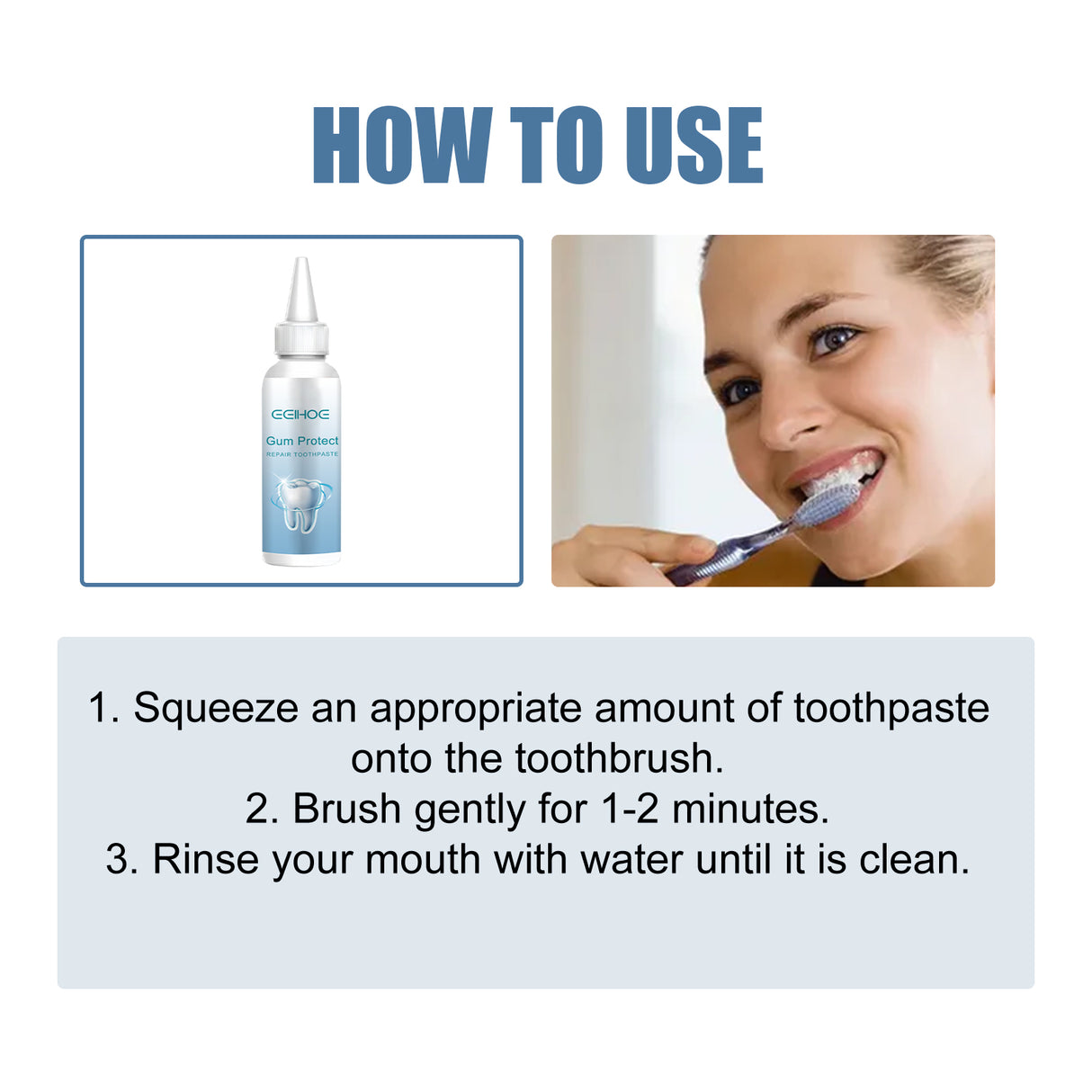 Dental Care Toothpaste Cleans The Mouth, Removes Tartar Stains, Yellow Teeth, Brightening Teeth, Care For Teeth - V.I.P Digital Presence