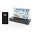 Transparent glass weather clock 3396C color screen RF wireless multi function weather forecast electronic alarm clock - V.I.P Digital Presence