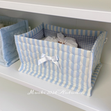 Quilted ins storage basket desktop good item storage cute storage frame - V.I.P Digital Presence