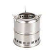 Outdoor Firewood Stove Stainless Steel Barbecue Grill Wood Charcoal Solid Alcohol Heater Warming Furnace - V.I.P Digital Presence