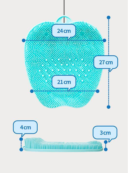 Pregnant Women Without Bend Over Shower Foot Massager Scrubber Cleaner Washing Massage Tools Pad Mat Elderly Feet Cleaning Brush - V.I.P Digital Presence