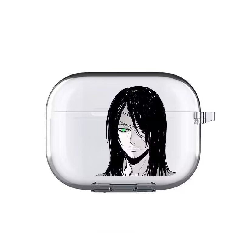 Ataque a los Titanes Eren adulto adecuado para airpodspro2 funda protectora Apple 3 conjunto de auriculares Bluetooth animación