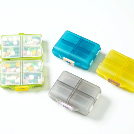 Portable travel medicine box, dustproof sealed small medicine box for the elderly, mini storage box - V.I.P Digital Presence