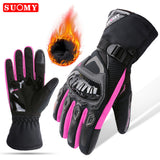 Motorcycle waterproof, windproof, warm winter touch-screen motorcycle riding gloves hand guards anti-fall thick long gloves - V.I.P Digital Presence