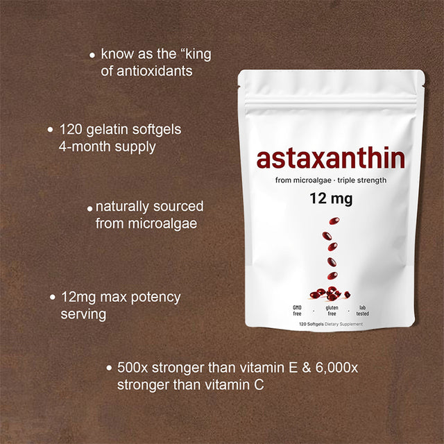 Astaxanthin Capsules ASTAXANTHIN Rich DHA Support - V.I.P Digital Presence