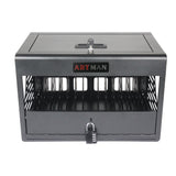 16 Bay Charging Cabinet for Laptop Chromebook Locking Charging Station-BLACK - V.I.P Digital Presence