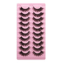 10 Pairs Of Messy Thick Imitation Mink Hair False Eyelashes 3D Stereo Realistic European And American Fried Hair False Eyelashes - V.I.P Digital Presence
